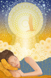Illustration representing a Soul Travel experience